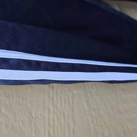 PrettyLittleThing Navy Side Stripe Flare Leg Sweatpants 0 - Picture 8 of 13